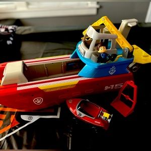 Paw Patrol Sea Patroller! With scuba Ryder! *MOVING SALE!*